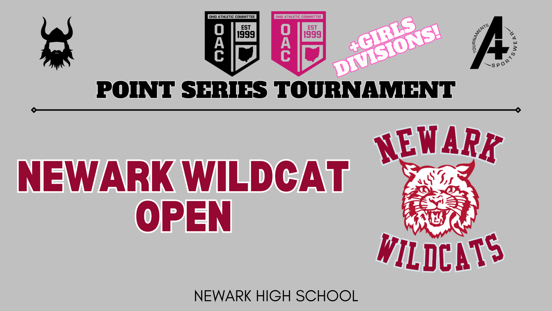 NEW DATE: Newark Wildcat GIRLS Open Point Series Tournament